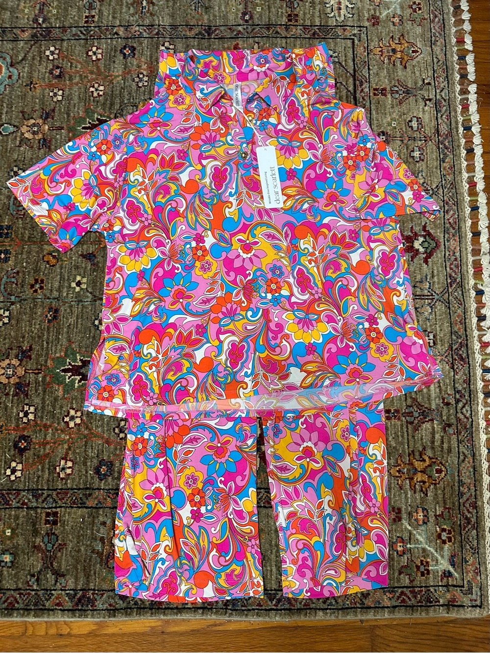Dear Scarlett “Ocean Tide” Resort Pant Set - Picture 3 of 6